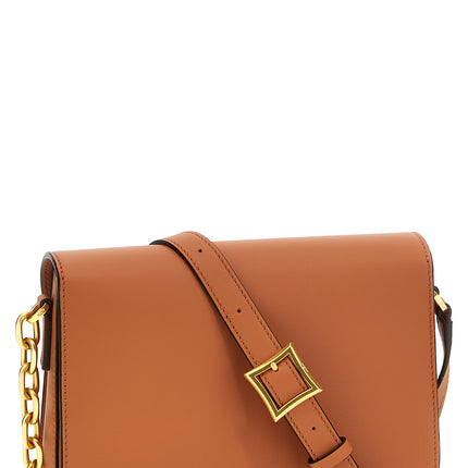 MCM Brown Calfskin Crossbody Bag
