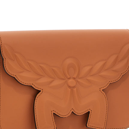 MCM Brown Calfskin Crossbody Bag
