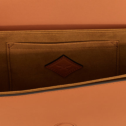 MCM Brown Calfskin Crossbody Bag