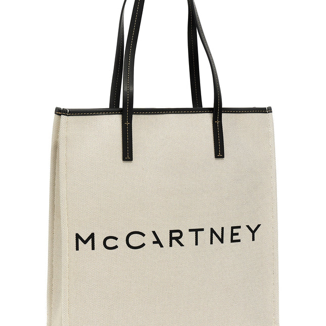 Stella McCartney Beige Cotton Tote Bag