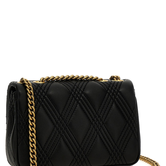 Valentino Garavani Black Lamb Leather Shoulder Bag