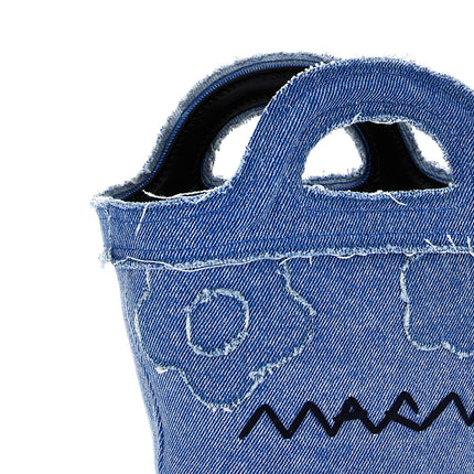 Marni Blue Cotton Handbag