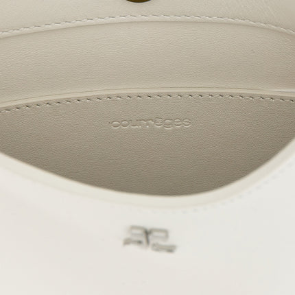 Courrèges White Calfskin Handbag