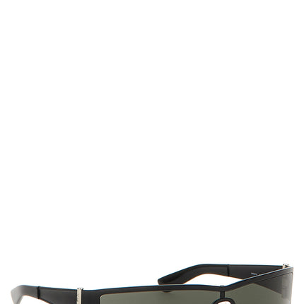 Alexander McQueen Black Acetate Sunglasses