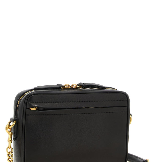 Valentino Garavani Brown Lamb Leather Crossbody Bag