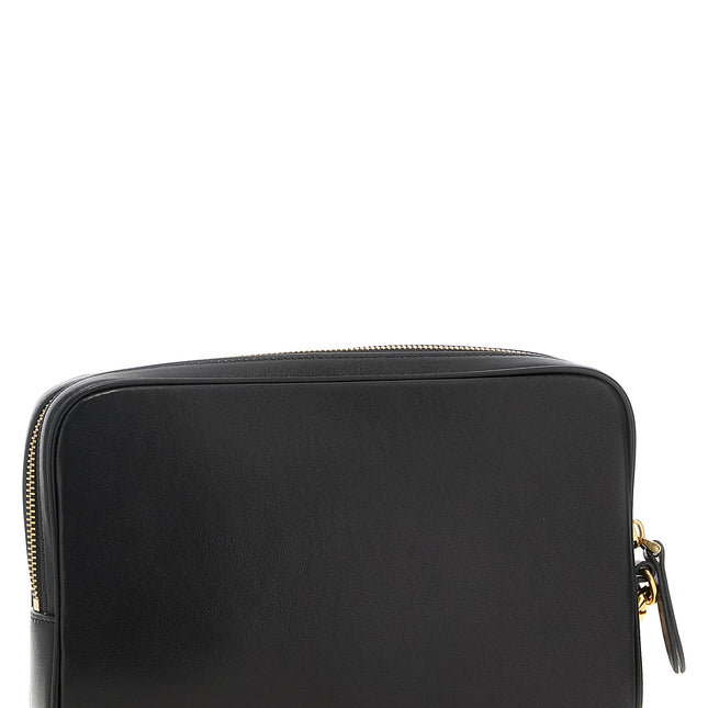 Valentino Garavani Multicolor Lamb Leather Clutch Bag