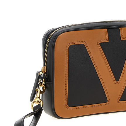 Valentino Garavani Multicolor Lamb Leather Clutch Bag