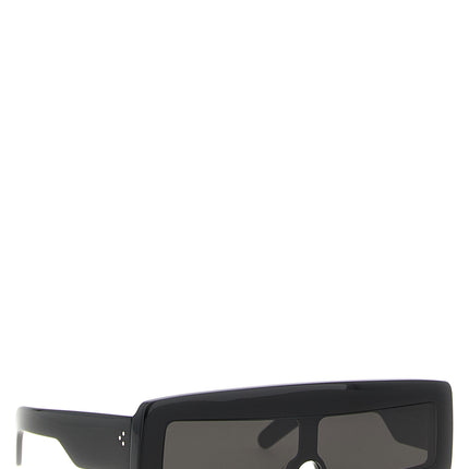 Rick Owens Black Acetate Sunglasses