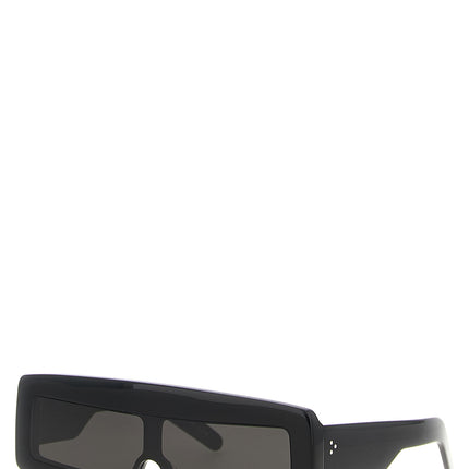 Rick Owens Black Acetate Sunglasses