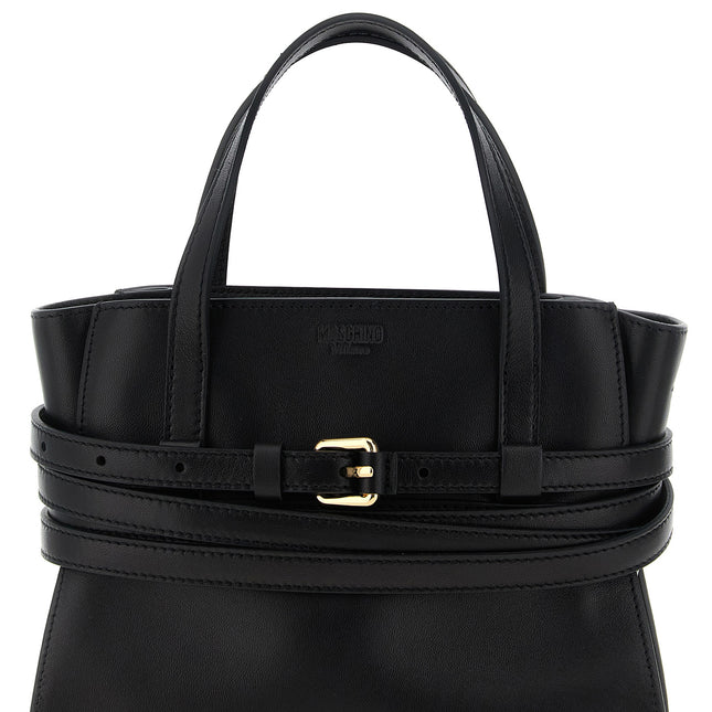 Moschino Black Polyester Handbag