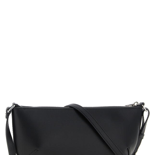 Courrèges Black Calfskin Shoulder Bag