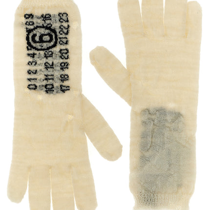 MM6 Maison Margiela Bicolor Virgin Wool Gloves