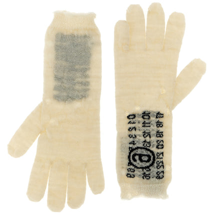 MM6 Maison Margiela Bicolor Virgin Wool Gloves