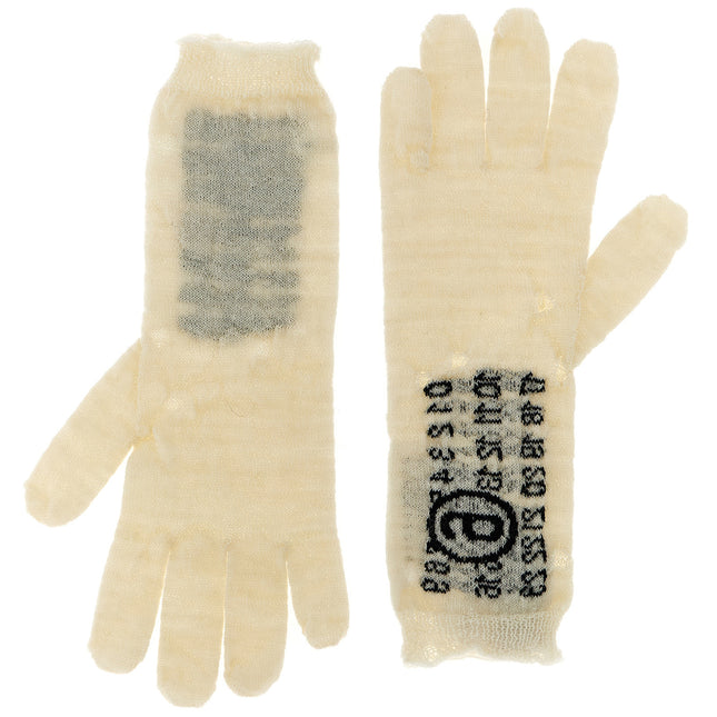 MM6 Maison Margiela Bicolor Virgin Wool Gloves
