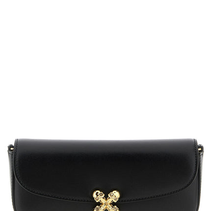 Alexander McQueen Black Calfskin Crossbody Bag