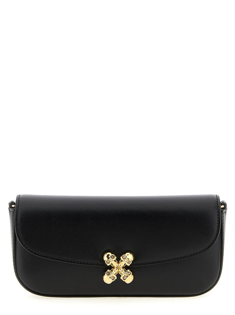 Alexander McQueen Black Calfskin Crossbody Bag