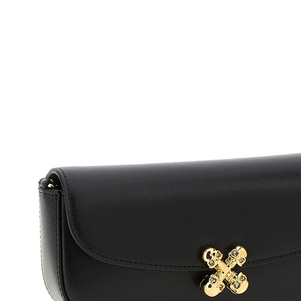 Alexander McQueen Black Calfskin Crossbody Bag