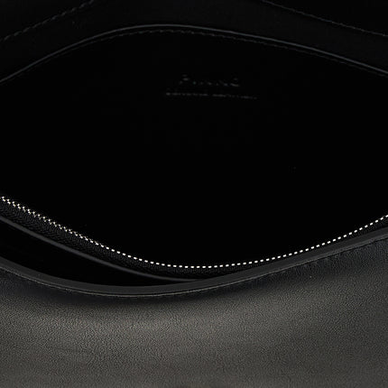 PINKO Black Goatskin Crossbody Bag