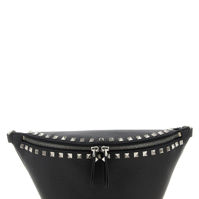 Valentino Garavani Black Calfskin Crossbody Bag