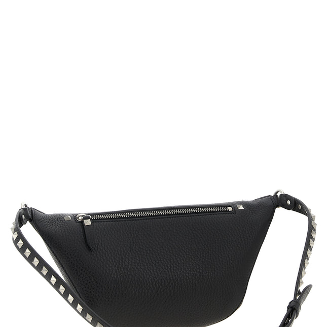 Valentino Garavani Black Calfskin Crossbody Bag