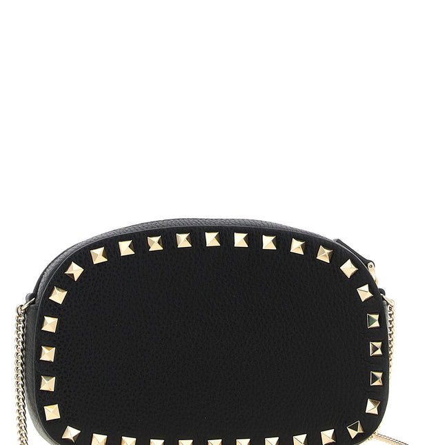 Valentino Garavani Black Calfskin Crossbody Bag