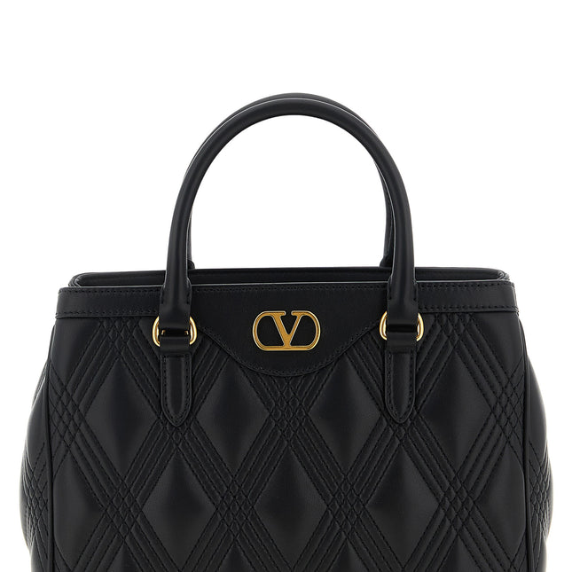 Valentino Garavani Black Lamb Leather Handbag
