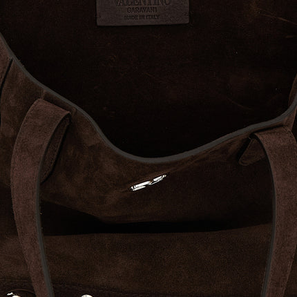 Valentino Garavani Brown Cowhide Tote Bag