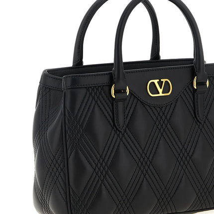 Valentino Garavani Black Lamb Leather Handbag