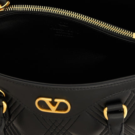 Valentino Garavani Black Lamb Leather Handbag