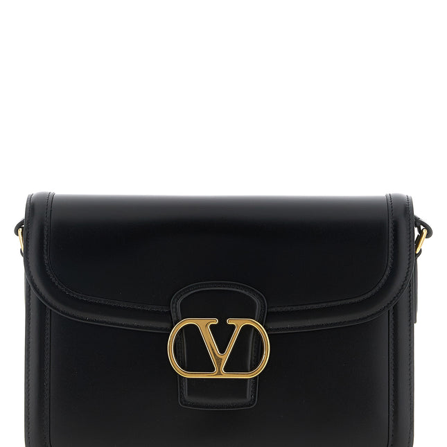 Valentino Garavani Black Calfskin Shoulder Bag