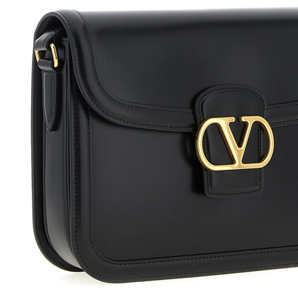 Valentino Garavani Black Calfskin Shoulder Bag