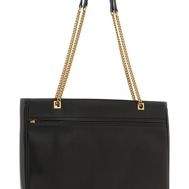 Valentino Garavani Brown Lamb Leather Tote Bag
