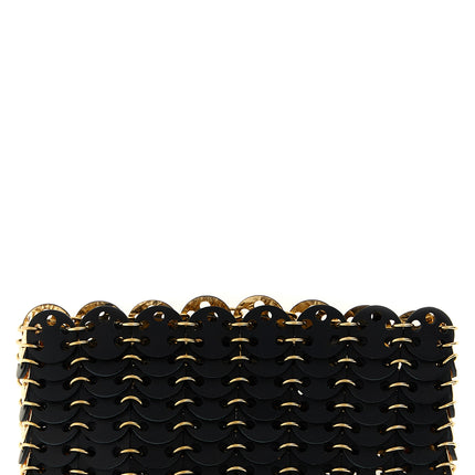 Paco Rabanne Black Calfskin Crossbody Bag