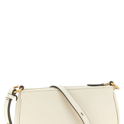 PINKO White Goatskin Crossbody Bag