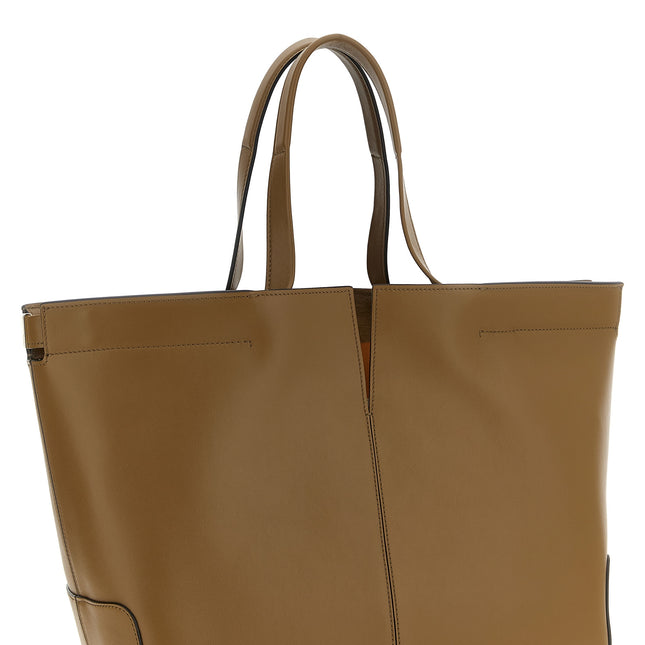 Tod's Bicolor Calfskin Tote Bag
