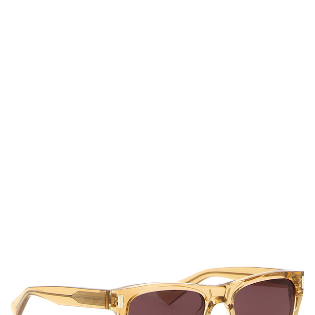 Saint Laurent Beige Acetate Sunglasses