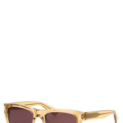 Saint Laurent Beige Acetate Sunglasses