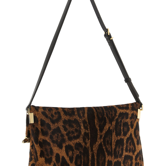 Tod's Brown Calfskin Shoulder Bag