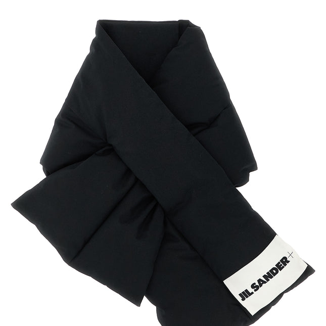 Jil Sander Black Cotton Foulard