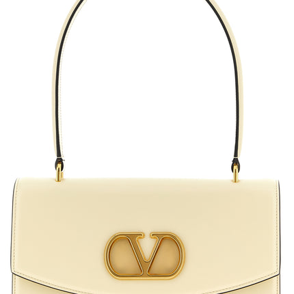 Valentino Garavani White Calfskin Shoulder Bag