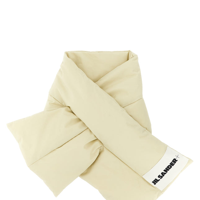 Jil Sander Beige Cotton Foulard