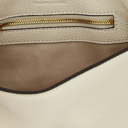 PINKO White Goatskin Crossbody Bag