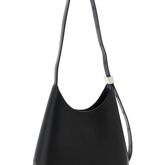 Jil Sander Black Bovine Leather Shoulder Bag