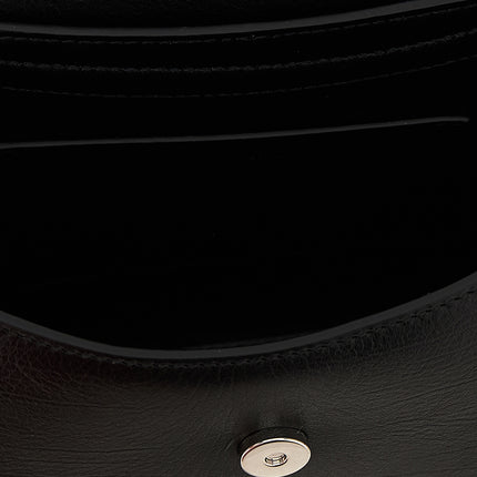 Jil Sander Black Bovine Leather Crossbody Bag