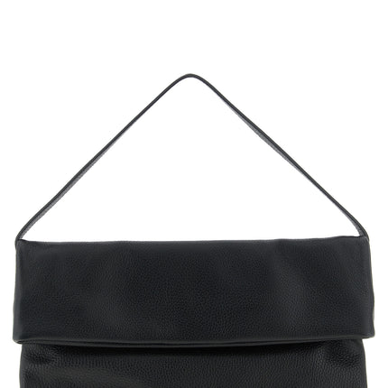 Elisabetta Franchi Black Calfskin Shoulder Bag