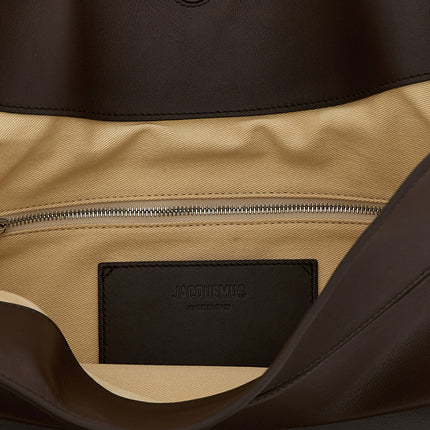 Jacquemus Brown Calfskin Shoulder Bag