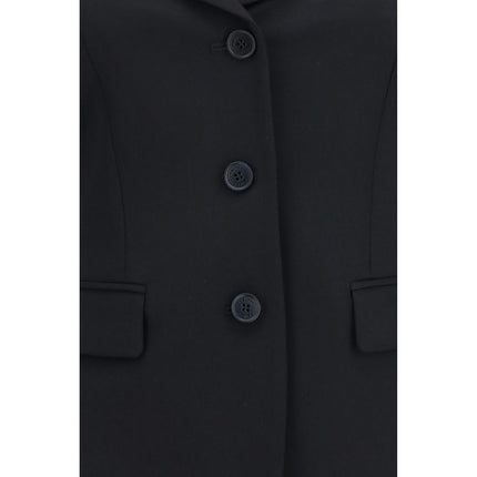 Alexander McQueen Black Wool Oves Aries Full-Length Jacket