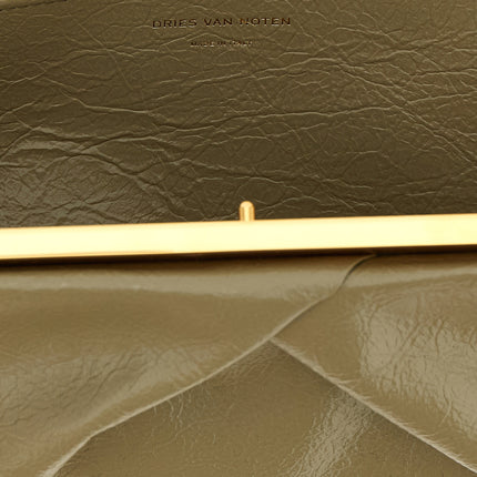 Dries Van Noten Bicolor Calfskin Clutch Bag