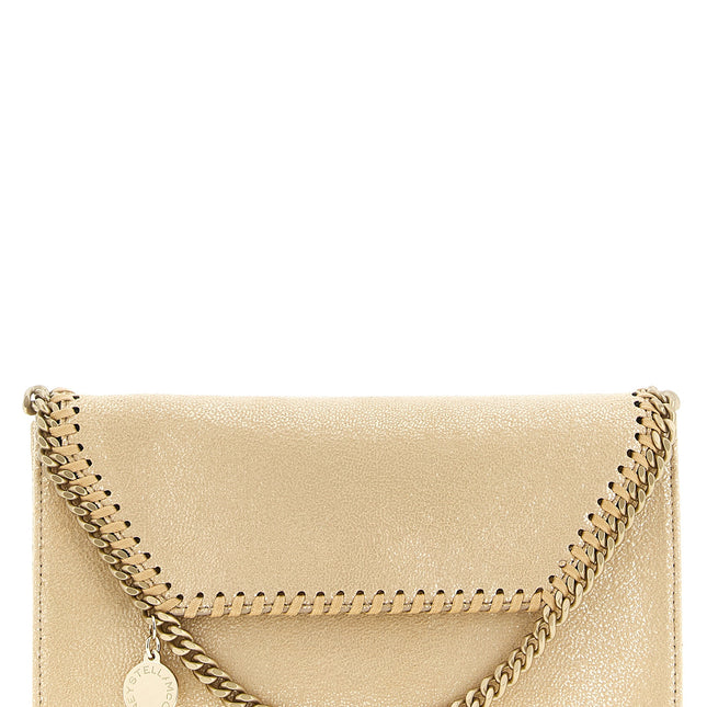 Stella McCartney Gold Polyester Cardholder