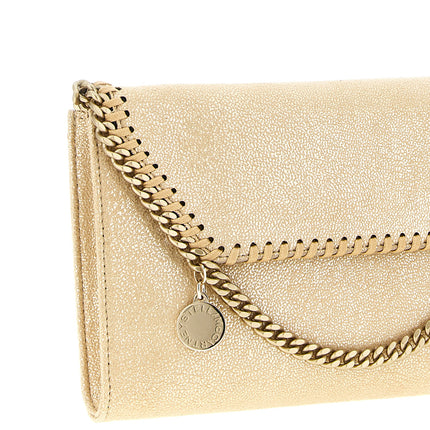 Stella McCartney Gold Polyester Cardholder